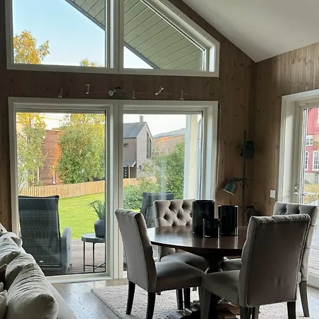 别墅 Moderne Med Badstu Og Privat Parkering Med El Lader